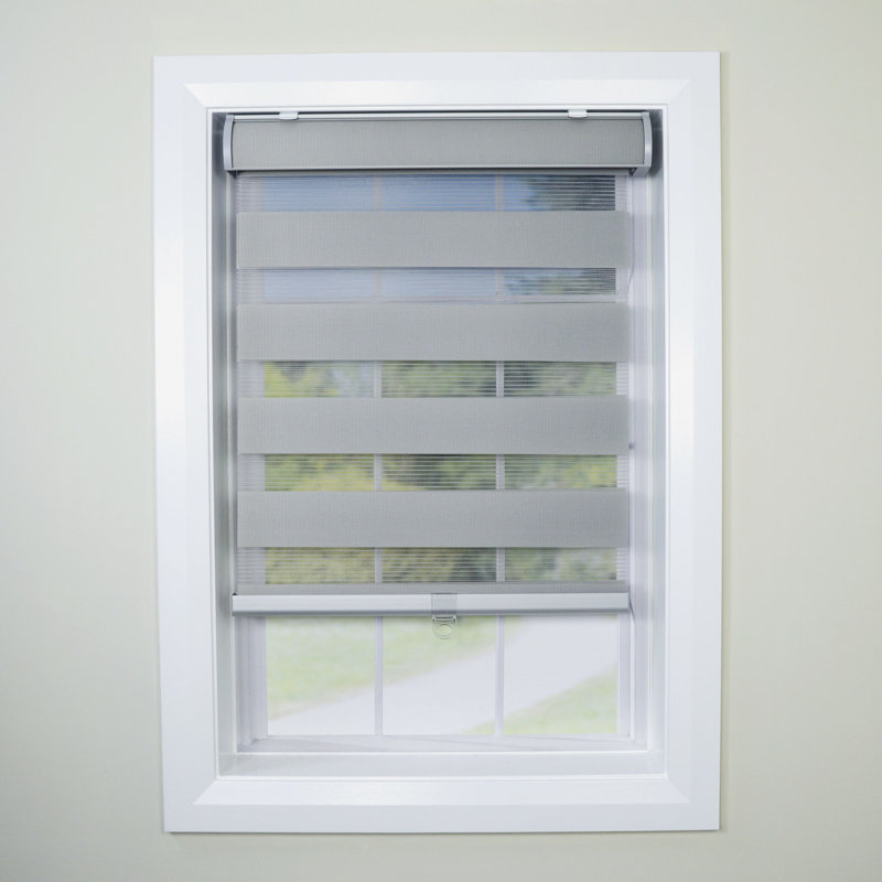 Rideau roulant obscurcissant blanc, Étain, L 39 po x L 72 po