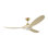 Visual Comfort Fan Maverick Smart 60 LED Indoor Ceiling Fan with Threaded Downrod, Washed White Oak blades and Handheld Remote