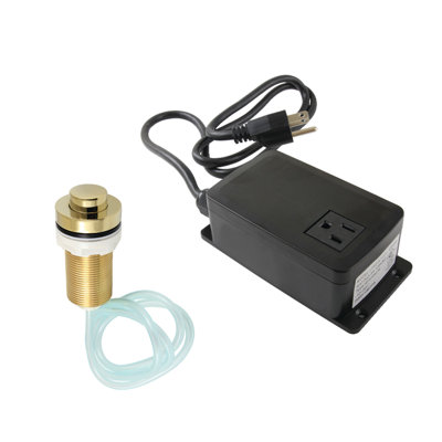 Kingston Brass Gourmetier Single Outlet Garbage Disposal Air Switch Kit