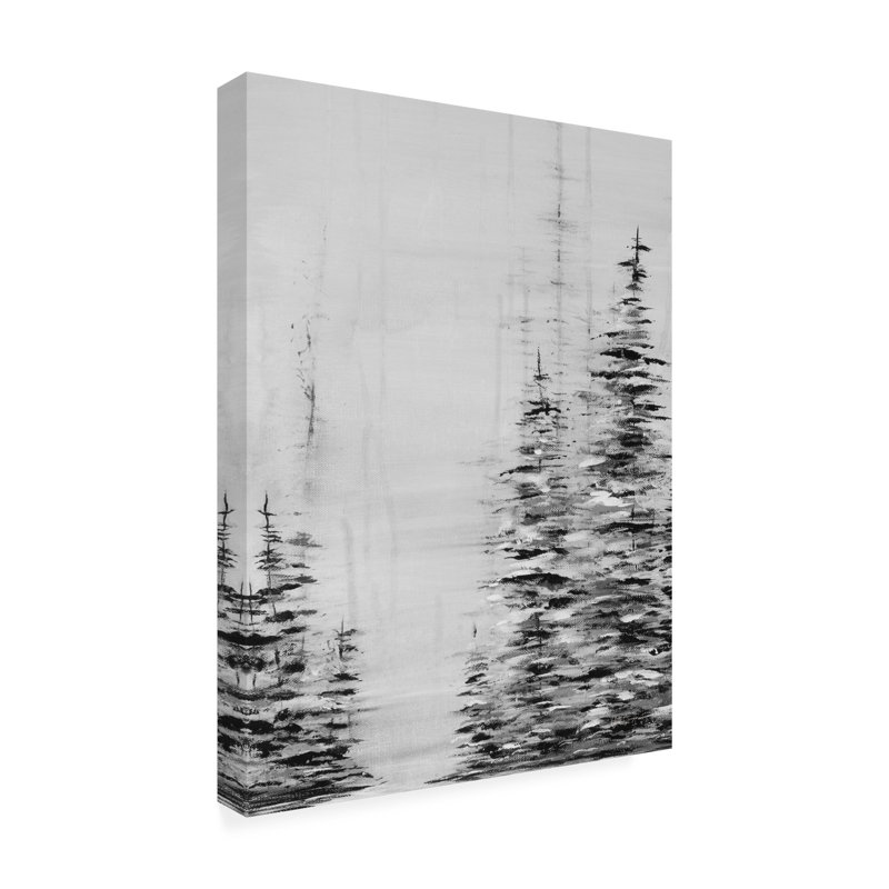 Art mural sur toile «bolivette St. Amant Woodsy II», H 19 po x l 14 po