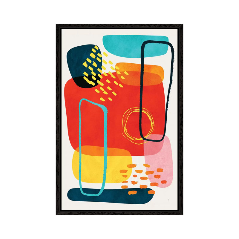 Ferra by Tracie Andrews - Floater Frame Gallery-Wrapped Canvas Giclée on Canvas, 66.04 cm H x 45.72 cm W, Black