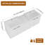 Meuble-lavabo de 60 po avec lavabo en résine, portes à fermeture douce et armoire à 1 côté, montage flottant, contreplaqué (emballage KD) - 24 po x 2 + 12 po