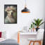 Giclée encadrée Labrador jaune élégante, design par Wumples-2056580076-2056580064