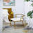Basic Accent Chair, Distressed Gold