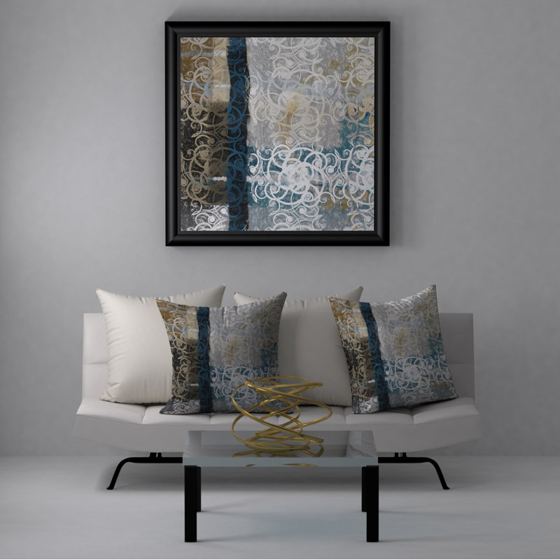 Housse de coussin carrée/insert, 18 po x 18 po