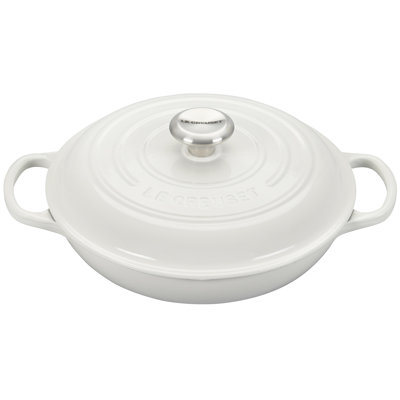 Le Creuset Signature Enameled Cast Iron Braiser with Lid