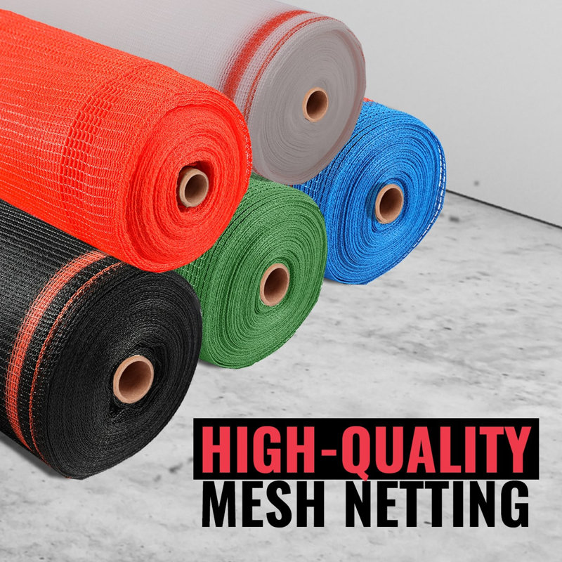 6.5ft. X ft.200 Heavy Duty Safety Debris Netting Rolls - Fire Retardant,1/4” Mesh roll., 100" H x 5" W x 0.0625" D