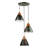 3 - Light Black Shaded Pendant