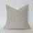 No Textured Cotton Blend Pillow Cover