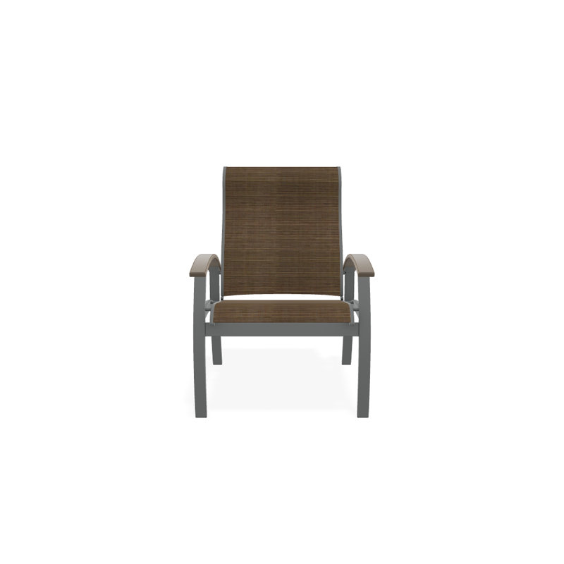 Chaise de patio Askar, Désert, Performance de l'écorce, Graphite texturé