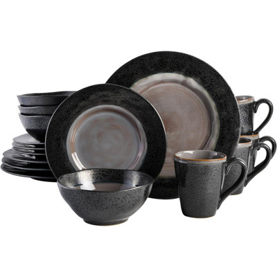 Gibson Elite Dragonstone 16-Piece Dinnerware Set