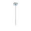 Bonfield 1 - Light Silver Square/Rectangle Pendant