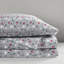 Drap-housse gris 100% flanelle de coton 100% 4 pièces, brossé pour une sensation douce et agréable, matelas double / double 12 po, grand / très grand / très grand 14 po de profondeur