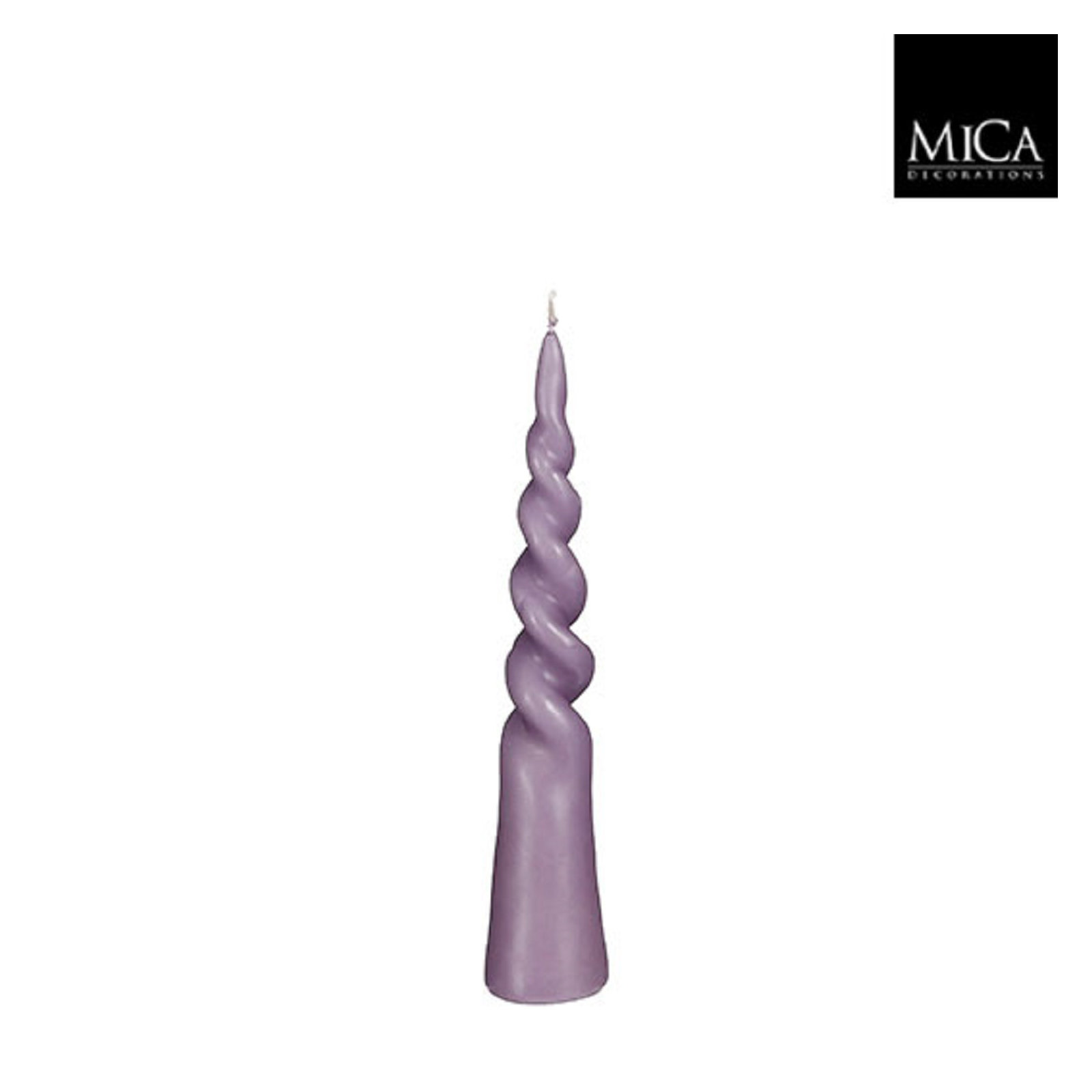 Unscented Taper Candle, Lilac