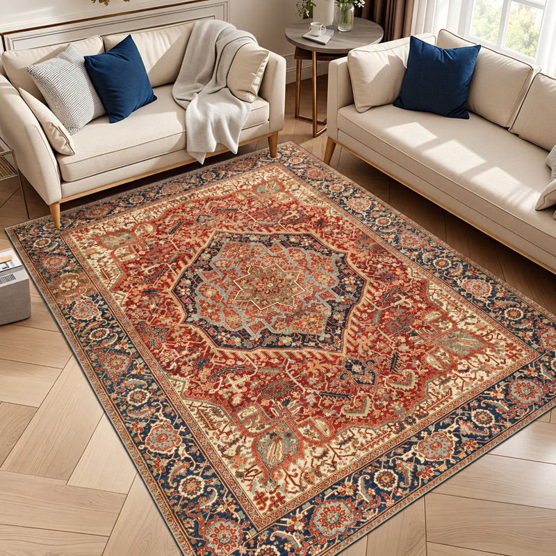 Aspire Homeware Vintage Oriental Area Rug, Rectangle 200 x 290 cm