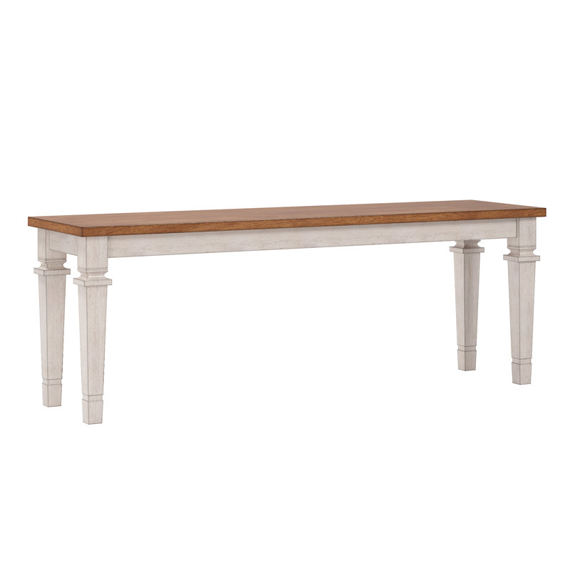 Fortville Upholstered Bench, Antique White