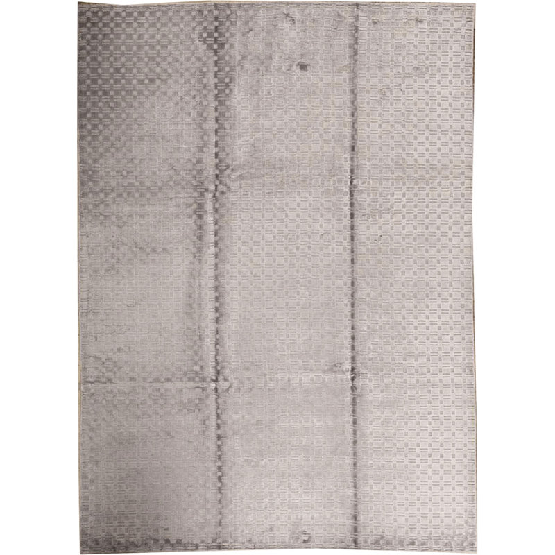 Geometric Area Rug in Gray