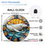 Horloge murale baleine horloge murale 12 po