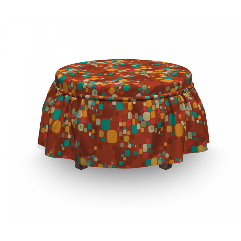 Housse pour repose-pieds abstract motif