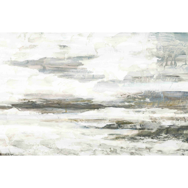 Textures neutres - peinture sur toile tendue, H 8 po x l 12 po