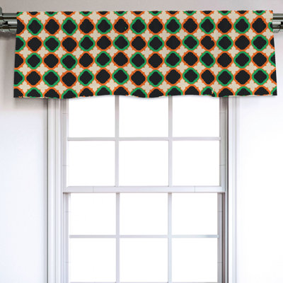 Sateen Ruffled Window Valance
