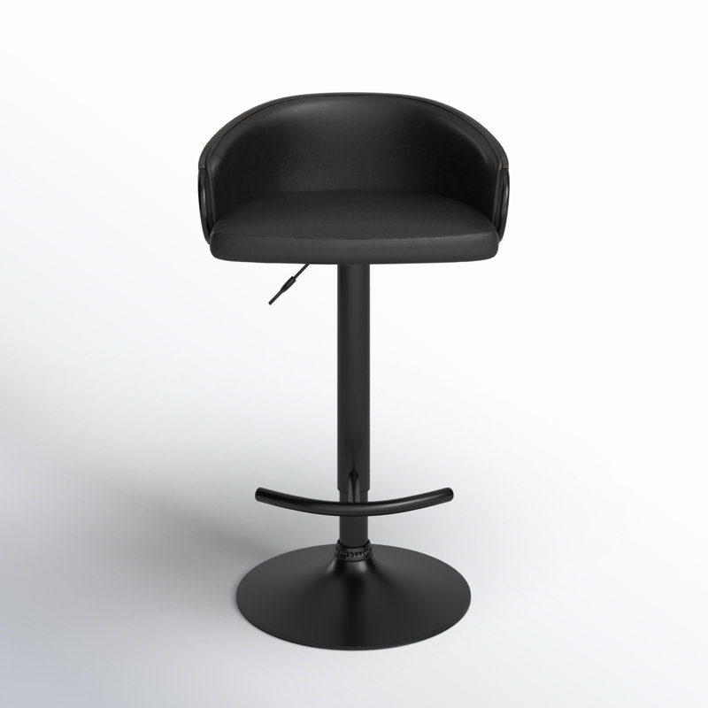 Tabouret de bar Burdett, Noir
