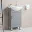 Meuble-lavabo compact avec lavabo en céramique Marinino-112619216