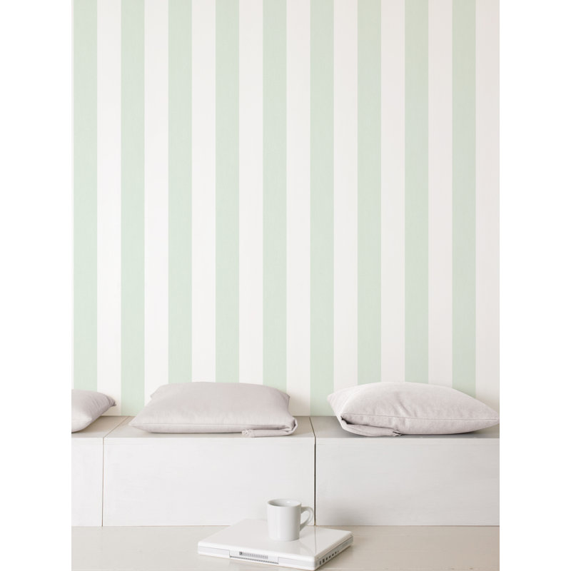 Smart Stripes 2 Surface Stripe Wallpaper Roll, Gray