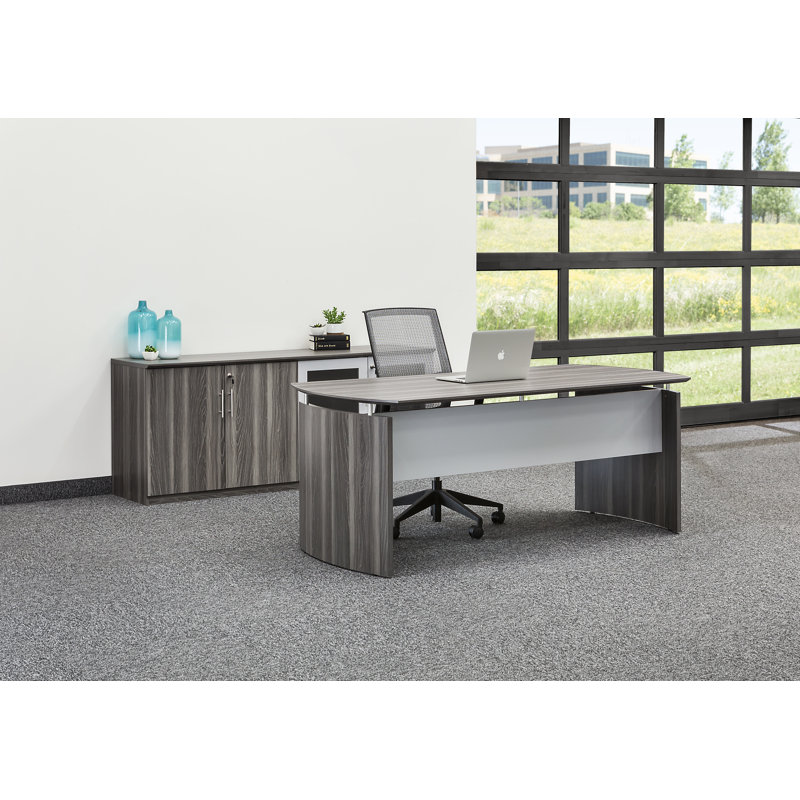 Medina Credenza, Gray Steel