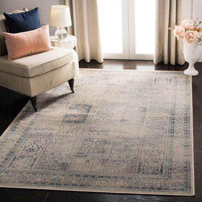 Tapis oriental pierre / bleu Evanoff