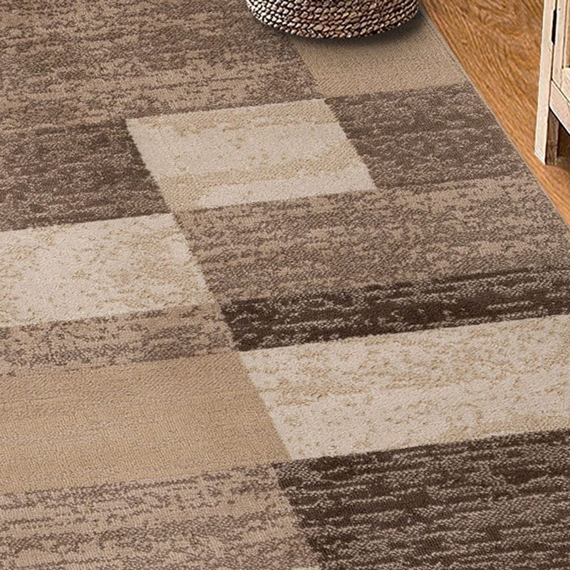 Tapis beige résistant aux taches
