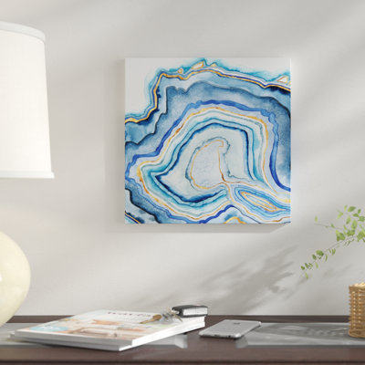 «Cobalt Agate I», reproduction sur toile