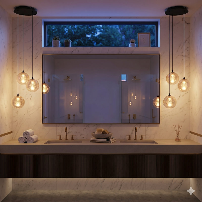 Riverdale 3 - Light Cluster Pendant, Matte Black
