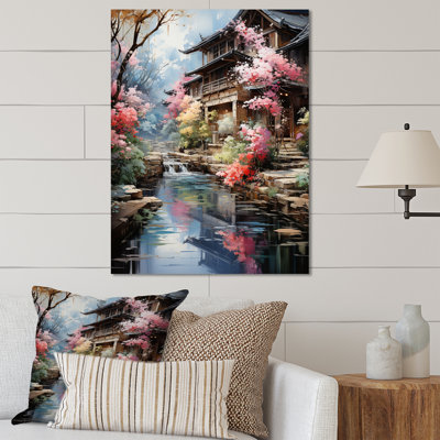 Vaisselle en porcelaine de Chine Art Road - décoration murale en métal chinois