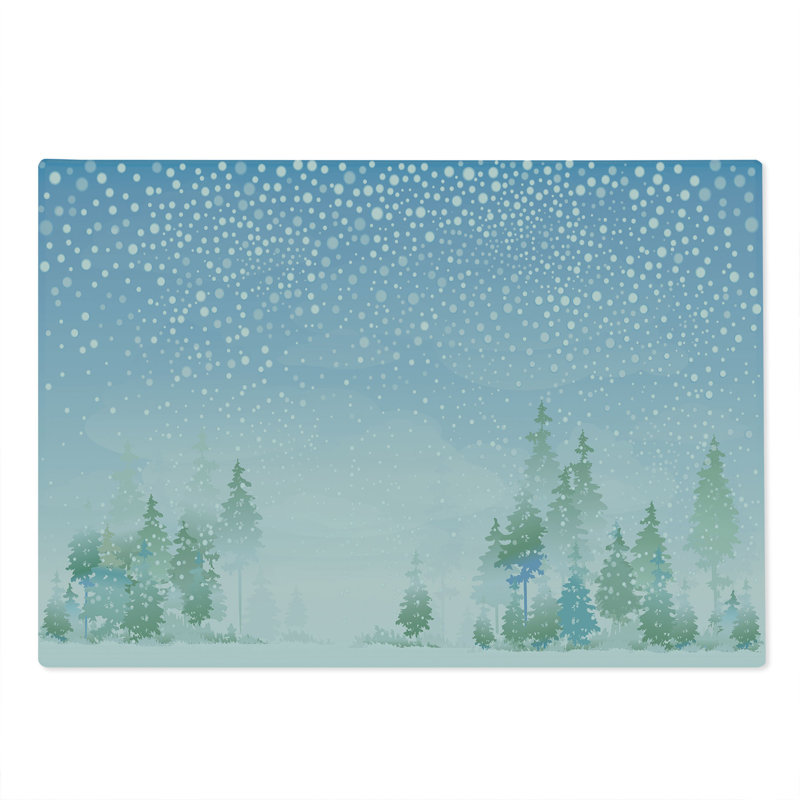 Planche à découper Ambesonne Snowy Trees
