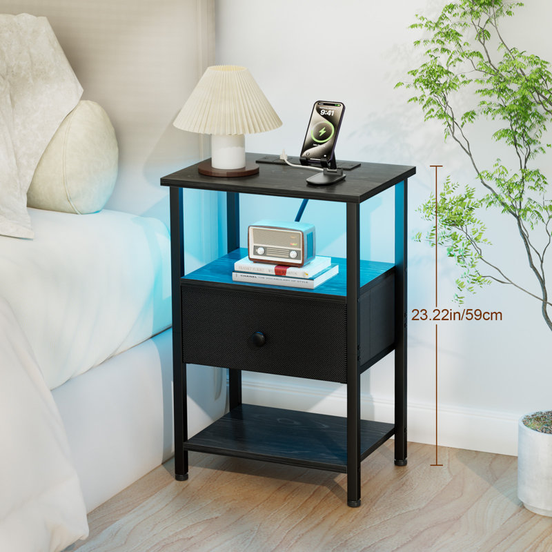 End Table, Black