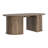 OBLONG COFFEE TABLE WITH SEMI-ROUND LEGS-734091992