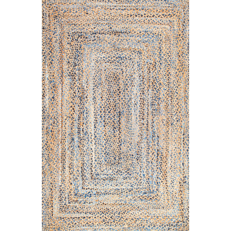 Woodbury Cotton Hand Woven Area Rug, Rectangle 122 x 183cm