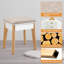 Ensemble coiffeuse avec tabouret et miroir Ansgard