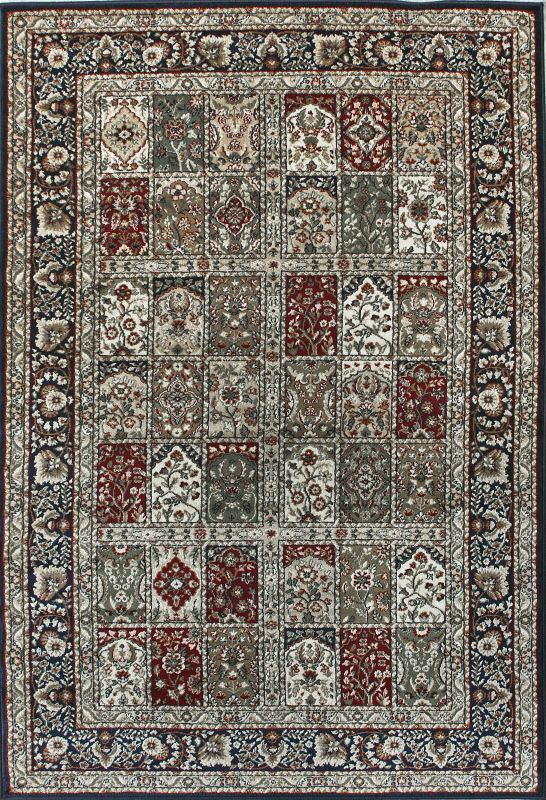 Tapis bleu marine Lamasar, Rectangle 5 pi 3,6 po x 7 pi 9 po