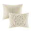 Housse de couette en coton - Double / Grand, Lit taupe / Grand lit Chenille Chic-128674538-128674534