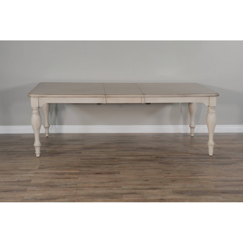 Curran Extendable Solid Wood Base Dining Table
