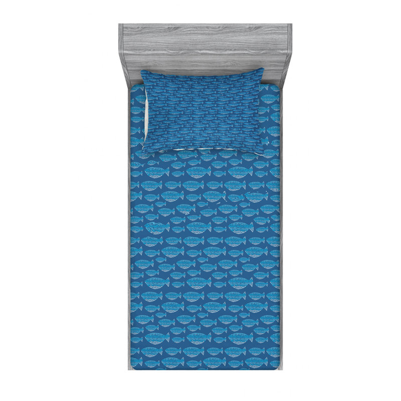 Microfiber Sheet Set, Twin XL Sheet Set with Fitted Sheet