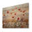 Red And Golden Poppies Field - Poppies Wood Wall Art On Natural Pine Wood-1524455513