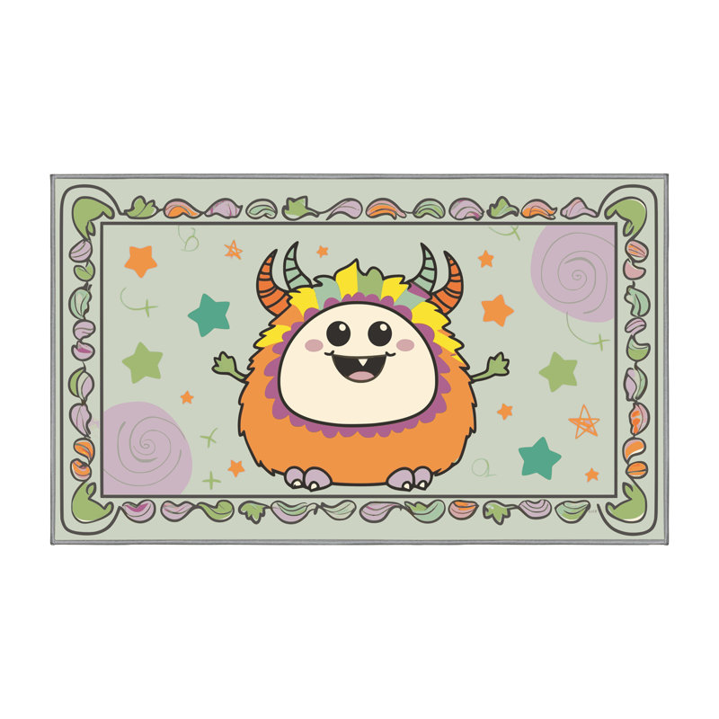 Tapis de vacances d'Halloween The Holiday Aisle®, Rectangle 6 pi x 9 pi