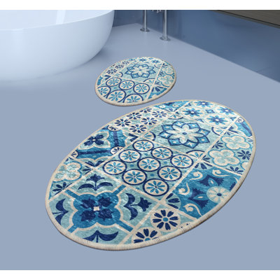 Ensemble de 2 tapis de bain Mcalexander Ceramica