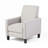 Linen Manual Push Back Recliner Chair-320699900