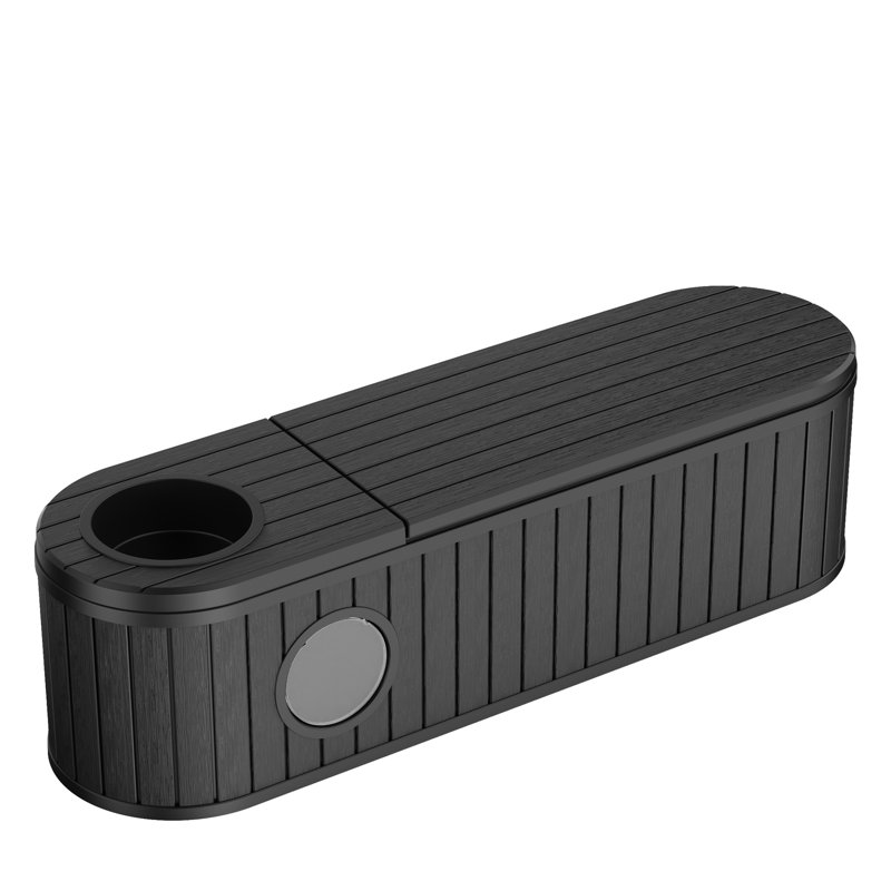 Multifonction litière pour chat avec lit caché et rangement (noir), Noir