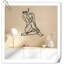 Art mural minimaliste femme abstraite