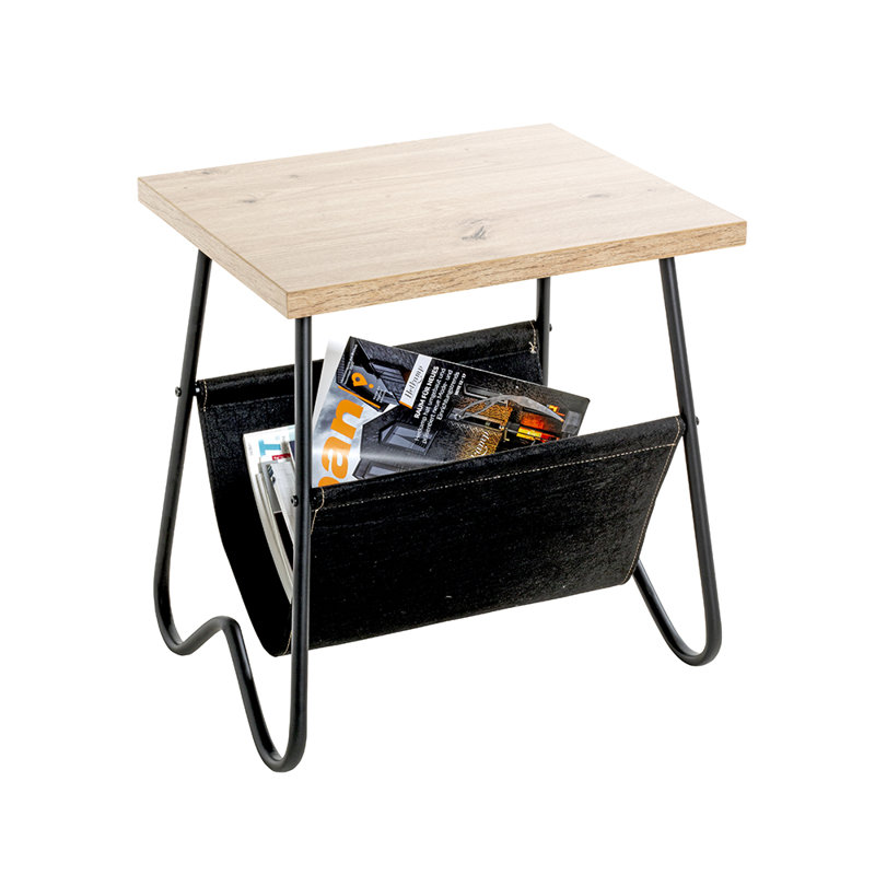 Abishan Side Table with Storage